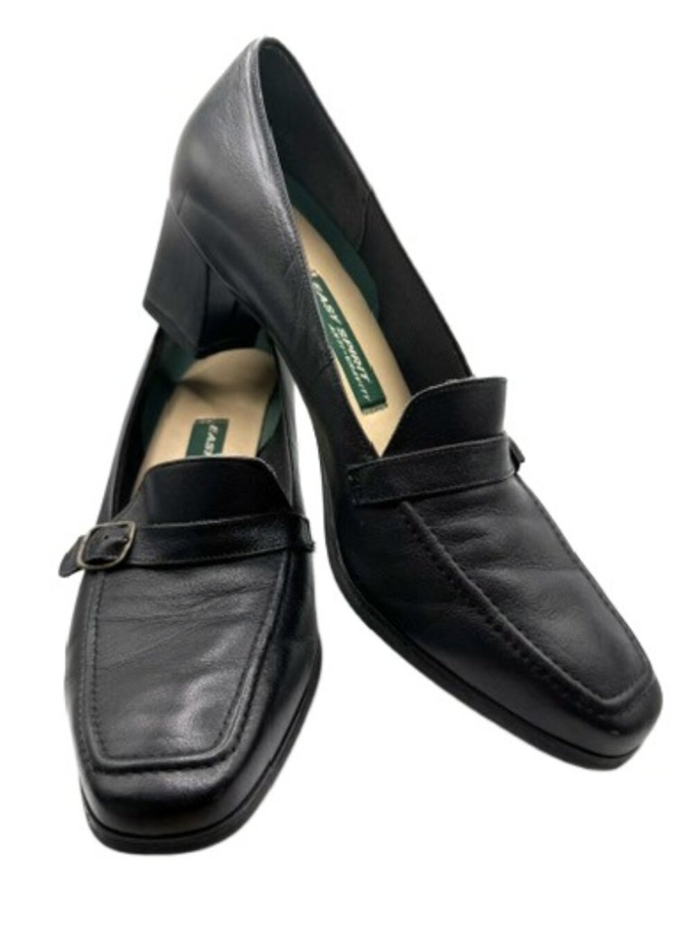Easy Spirit Anti-Gravity Black Loafer Pumps Women’s 10 Comfort Work Heels